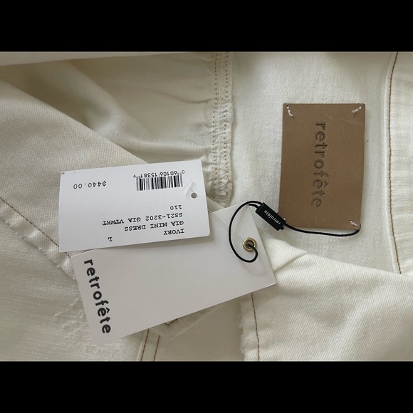 RETROFÊTE
Gia Short Sleeve Denim Mini Dress - Picture 8 of 12